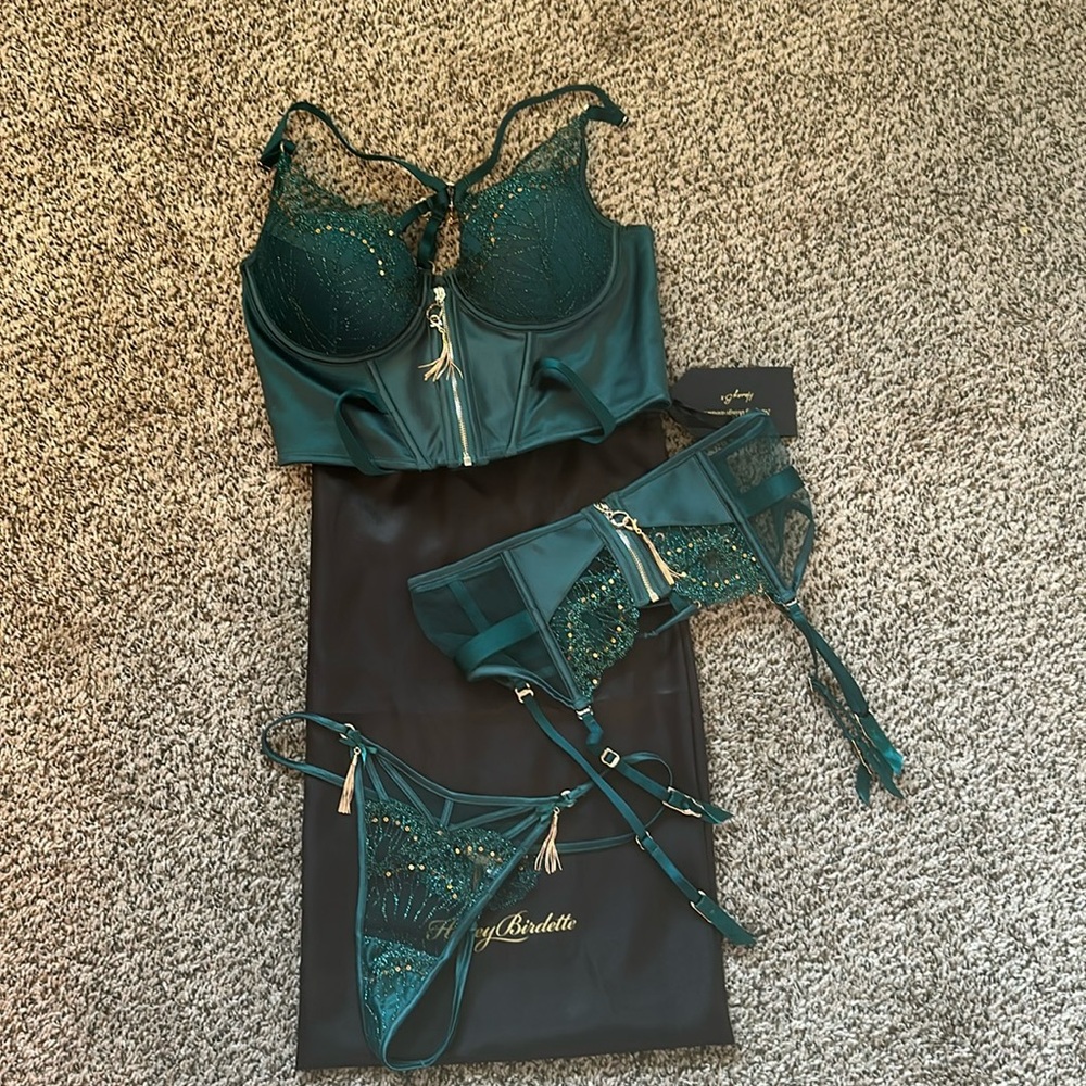 Honey Birdette Gloria Emerald